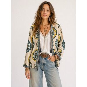 Yatra Bohemian Embroidered Jacket Size L